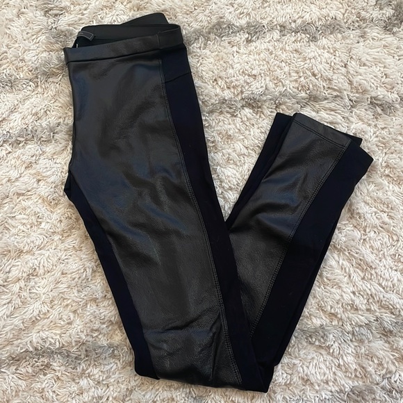 BCBG Maxazria Leather Pants - Picture 2 of 3